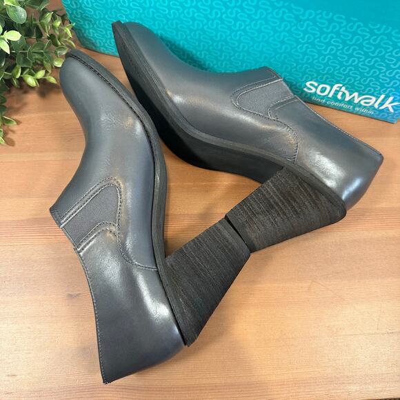 Softwalk Women's Fargo Boots Dark Grey Size 10 Narrow - Picture 6 of 9